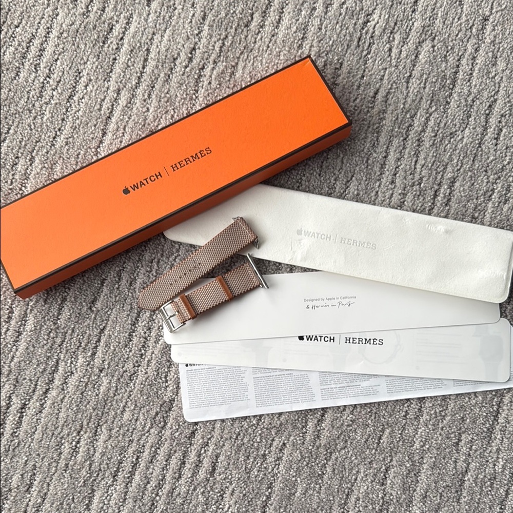Hermes Toile H Apple Watch Band